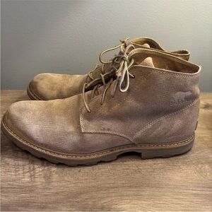 Sorel Madson Chukka Boot Men’s 11 Tan Suede Lace Up Professional